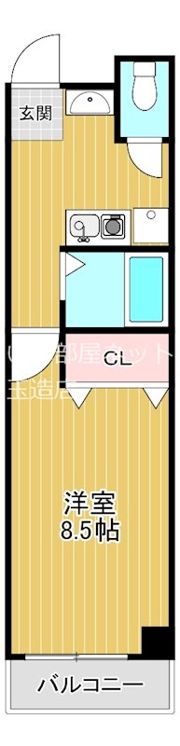 CITY SPIRE上本町の間取り画像