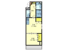 クリア天王寺東の間取り画像