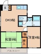 マンション高木の間取り画像
