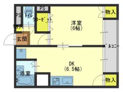 ルモン深江南の間取り画像
