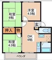 サンライフ玉串A棟の間取り画像