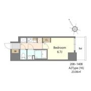 S-RESIDENCE堺湊駅前azureの間取り画像
