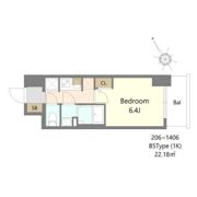 S-RESIDENCE堺湊駅前azureの間取り画像
