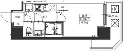 S-RESIDENCE堺湊駅前azureの間取り画像