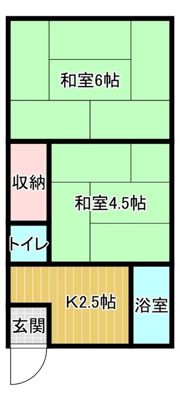 横関文化の間取り画像