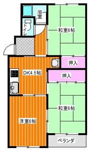 大宮第3コーポの間取り画像