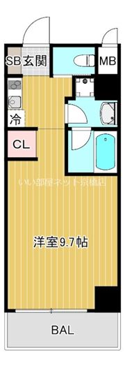 城北テラスの間取り画像