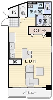 シャトー宿院の間取り画像