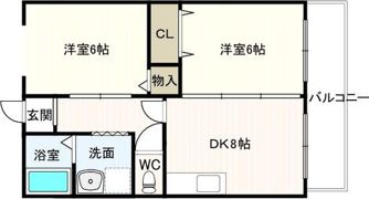 エスポアール布施の間取り画像