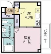 マンション桜の間取り画像