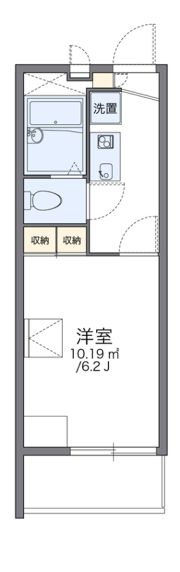 レオパレス東雲の間取り画像