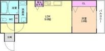 アート東大阪Aの間取り画像