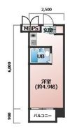 朝日プラザ堺東の間取り画像