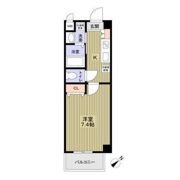 ヴィラペントハウス堺東の間取り画像