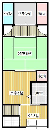 三宝マンションAの間取り画像