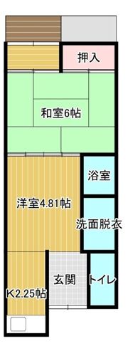 三宝マンションAの間取り画像