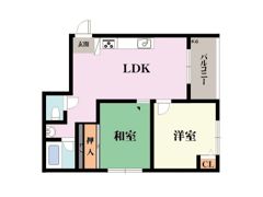 OrientCity上野芝の間取り画像