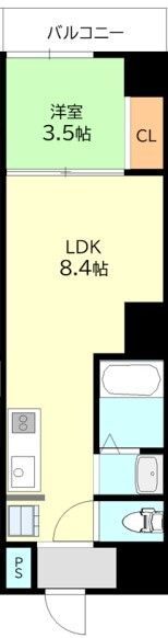 GARDENIA堺東の間取り画像