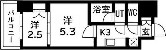 ウエリスアーバン守口の間取り画像