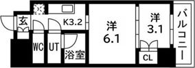 ウエリスアーバン守口の間取り画像