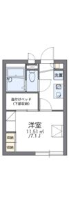 レオパレスMay21石橋の間取り画像