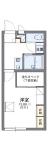 レオパレスMay21石橋の間取り画像