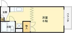 コニシハイツの間取り画像