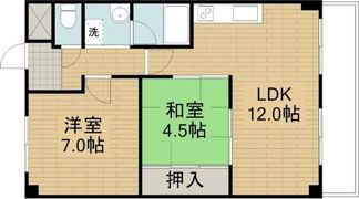 アイボリッチマンションの間取り画像