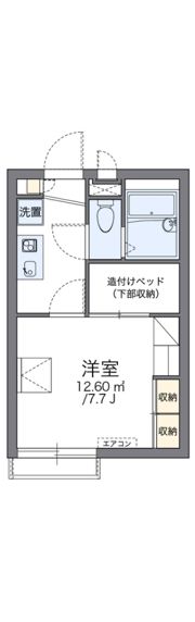 レオパレスシュークル 大和桜井の間取り画像