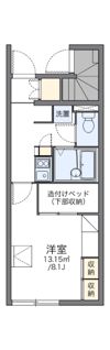レオパレスナップ シャンブルの間取り画像