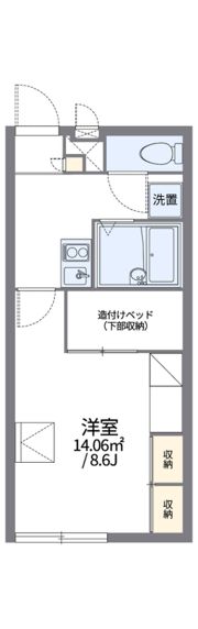 レオパレスリヴェールの間取り画像