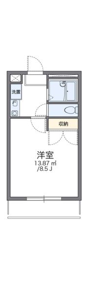 レオパレスイケダの間取り画像
