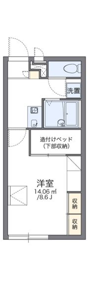 レオパレスBlossomIIの間取り画像