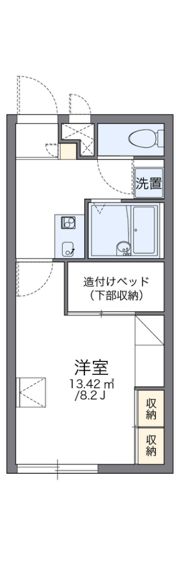 レオパレスインフォレスタIIの間取り画像