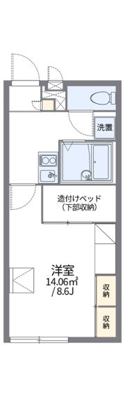 レオパレス西真美の間取り画像