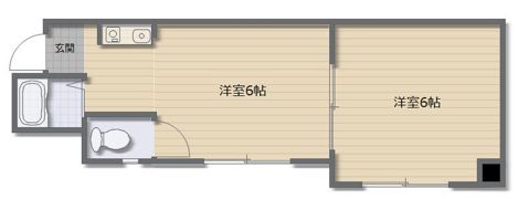 シャトーユキの間取り画像