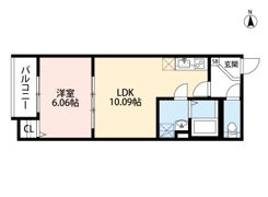 CORTESIA東今里の間取り画像