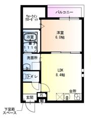 フジパレス花園中央公園南I番館の間取り画像
