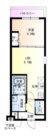 フジパレス瓢箪山の間取り画像