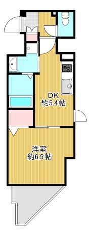ファーストフィオーレ谷町六丁目フェリシアの間取り画像