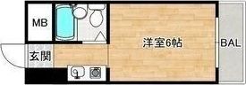 ウエムラグレース関目駅前の間取り画像