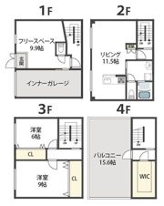 上汐三丁目貸家の間取り画像
