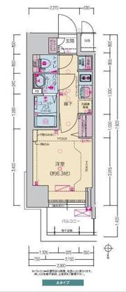 プレサンス堺筋本町ディスティニーの間取り画像