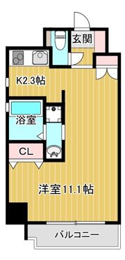 アバンティ桜宮の間取り画像