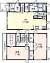 都島区御幸町2丁目貸家 B棟の間取り画像