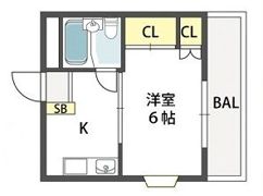 花園グレースマンションの間取り画像