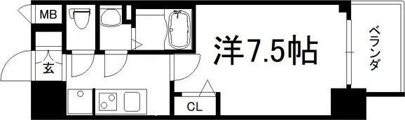 レシオス天王寺の間取り画像