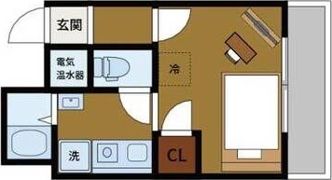 スリーエイトハイツの間取り画像