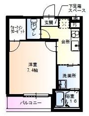 フジパレス杉本町駅西III番館の間取り画像