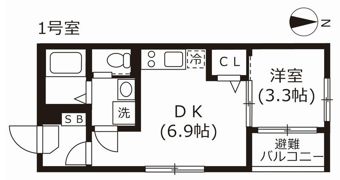 ルカセレーヌの間取り画像